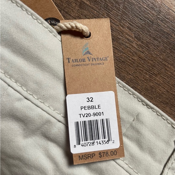 NWT Tailor Vintage Connecticut Originals Men’s Short Sz 32W - Picture 8 of 9